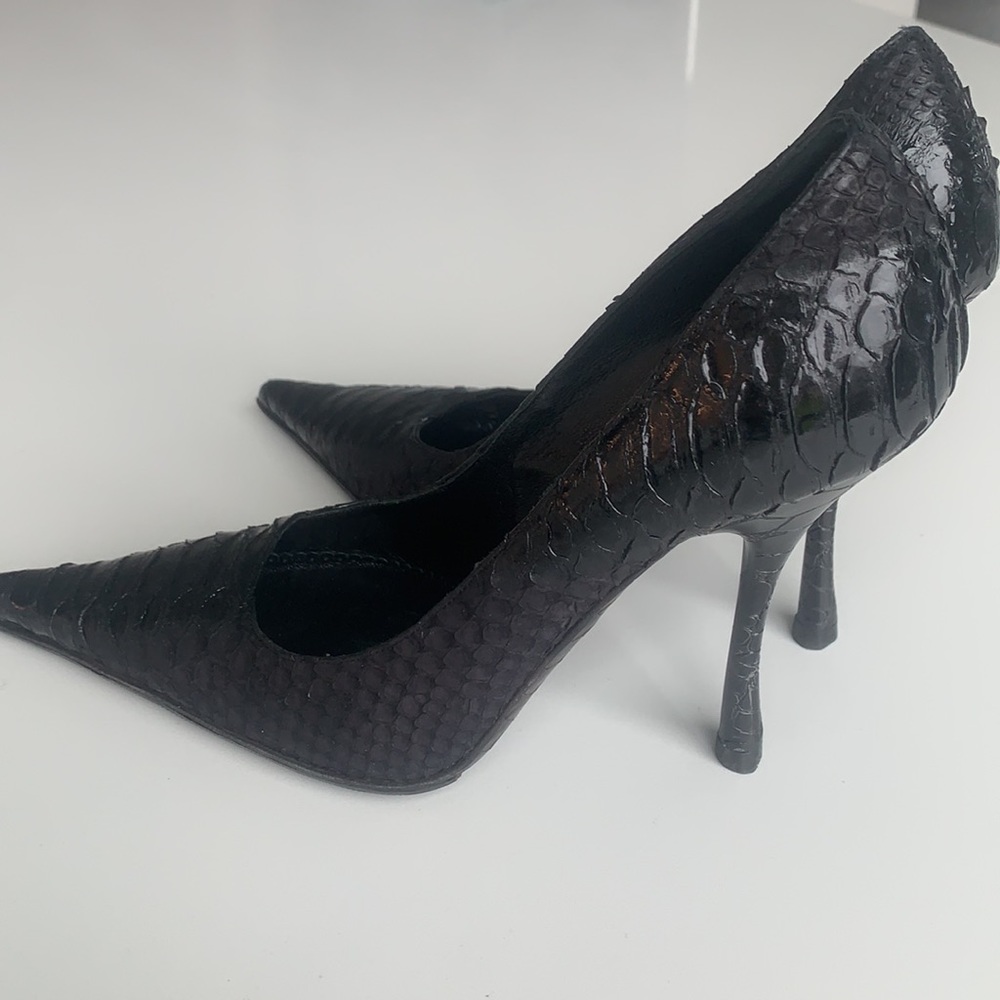 Giannarco Lorenzi Snakeskin Pumps